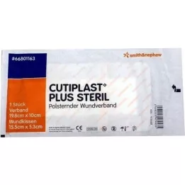 CUTIPLAST Plus steril 10x19,8 cm forbinding, 1 stk