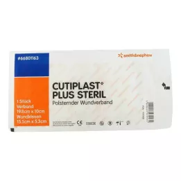 Cutiplast Plus steril 10x19,8 cm bandasje, 1 stk
