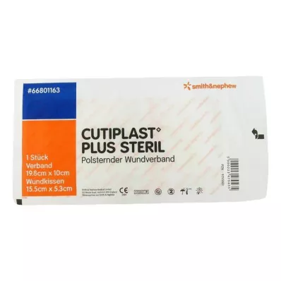 Cutiplast Plus steril 10x19,8 cm bandasje, 1 stk Cutiplast Plus steril 10x19,8 cm bandasje, 1 stk