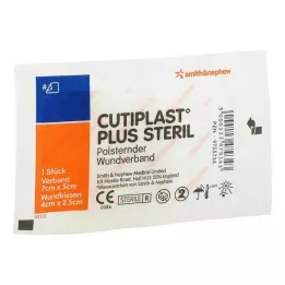 Cutiplast Plus steril 5x7 cm bandasje, 1 stk