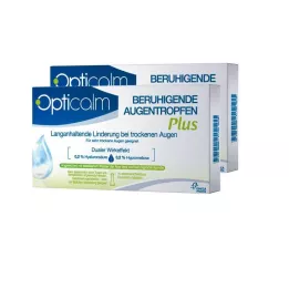 OPTICALM Beroligende øyedråper Plus i enkeltdose, 20X0,5 ml