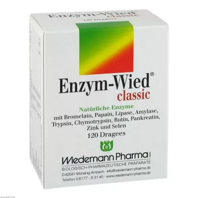 ENZYM WIED klassiske dragées, 120 stk ENZYM WIED klassiske dragées, 120 stk