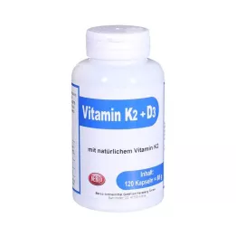 VITAMIN K2+D3 Berco kapsler, 120 kapsler