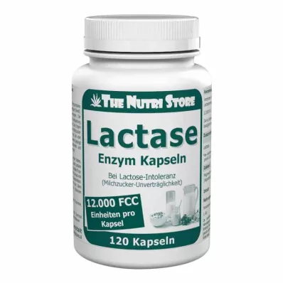 LACTASE 12 000 FCC Enzymkapsler, 120 stk