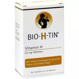 BIO-H-TIN Vitamin H 2,5 mg i 12 uker tabletter, 84 stk