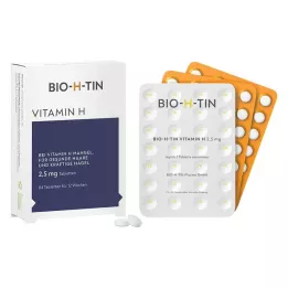 BIO-H-TIN Vitamin H 2,5 mg i 12 uker tabletter, 84 stk