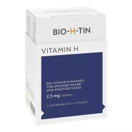 BIO-H-TIN Vitamin H 2,5 mg i 2x12 uker tbl, 2X84 stk