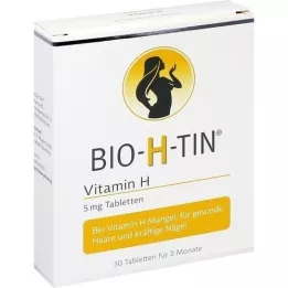 BIO-H-TIN Vitamin H 5 mg i 2 måneder tabletter, 30 stk