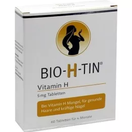 BIO-H-TIN Vitamin H 5 mg i 4 måneder tabletter, 60 stk