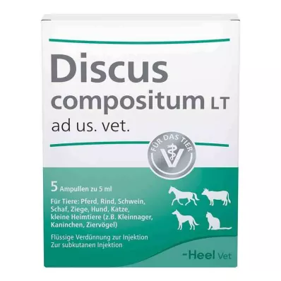 DISCUS compositum LT ad us.vet.ampuller, 5 stk DISCUS compositum LT ad us.vet.ampuller, 5 stk