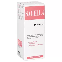 SAGELLA poligyn intimate wash lotion for kvinner 50+, 500 ml