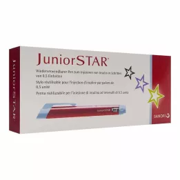 JUNIORSTAR Injeksjonsenhet rød, 1 stk