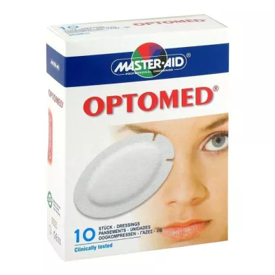 OPTOMED Sterile selvklebende øyekompresser, 10 stk