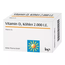 VITAMIN D3 KÖHLER 2 000 IE kapsler, 120 stk