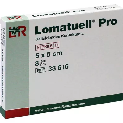 LOMATUELL Per 5x5 cm steril, 8 stk LOMATUELL Per 5x5 cm steril, 8 stk