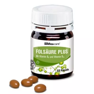 SOVITA CARE Folsyre Plus, 120 kapsler
