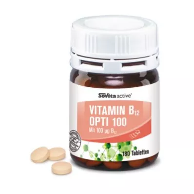 Sovita active Vitamin B12 Opti 100 (180 stykker) Sovita active Vitamin B12 Opti 100 (180 stykker)