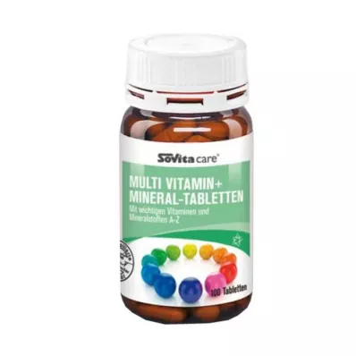 Sovita care Multi Vitamin + Mineral tabletter, 100 stk Sovita care Multi Vitamin + Mineral tabletter, 100 stk