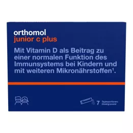 ORTHOMOL Junior C plus granulat, 7 stk