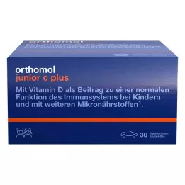 ORTHOMOL Junior C plus tyggetablett mandarin/oransje, 30 stk