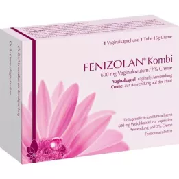 FENIZOLAN Kombi 600 mg vaginal ovulum+2 % krem, 1 p