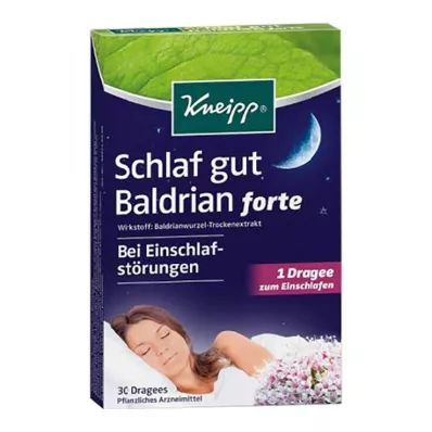 KNEIPP Sleep well valerian forte tabletter, 30 stk KNEIPP Sleep well valerian forte tabletter, 30 stk