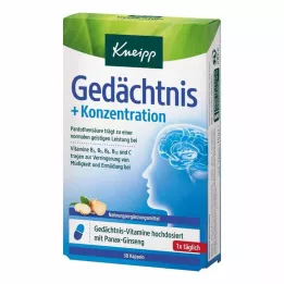 KNEIPP Memory+Concentration-kapsler, 30 kapsler