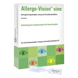 ALLERGO-VISION sine 0,25 mg/ml AT i engangsdose, 10X0,4 ml