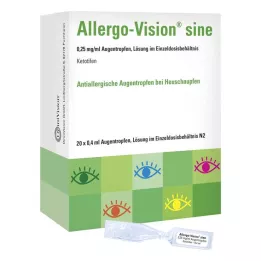 ALLERGO-VISION sine 0,25 mg/ml AT i enkeltdose, 20X0,4 ml