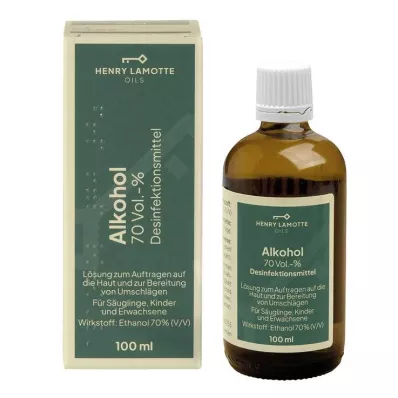 Alkohol 70 % V/V Henry Lamotte, 100 ml Alkohol 70 % V/V Henry Lamotte, 100 ml