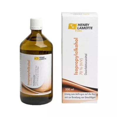 ISOPROPYLALKOHOL 70 % V/V Henry Lamotte, 200 ml ISOPROPYLALKOHOL 70 % V/V Henry Lamotte, 200 ml