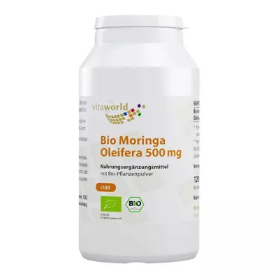 MORINGA OLEIFERA 500 mg kapsler, 120 stk