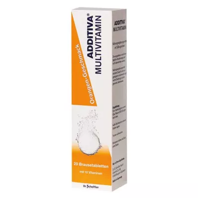 ADDITIVA Multivit.orange R brusetabletter, 20 stk