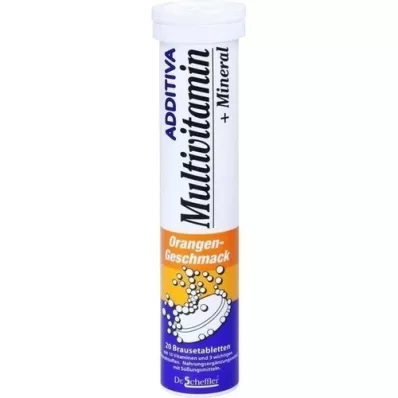 ADDITIVA Multivit + Mineral Orange R brusetablett, 20 stk