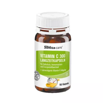 SOVITA CARE C-vitamin 300 langtidskapsler, 90 stk SOVITA CARE C-vitamin 300 langtidskapsler, 90 stk