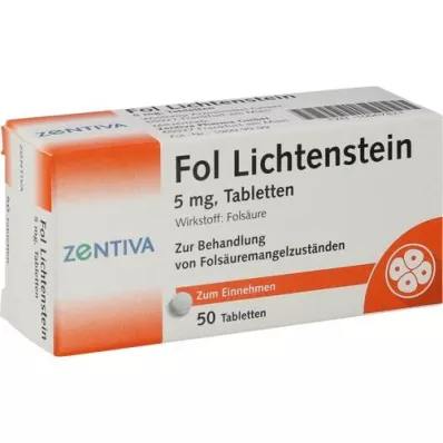 FOL Lichtenstein 5 mg tabletter, 50 stk