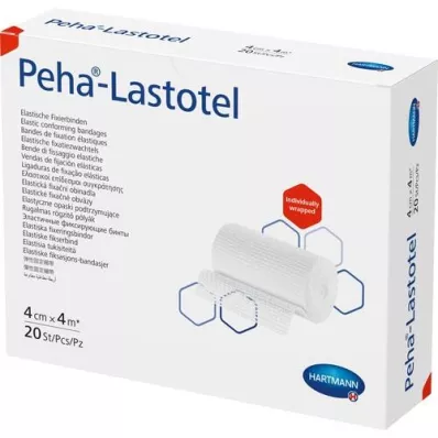 PEHA-LASTOTEL Fikseringsbandasje 4 cmx4 m, 1 stk