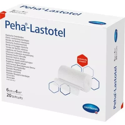 PEHA-LASTOTEL Fikseringsbandasje 6 cmx4 m, 1 stk