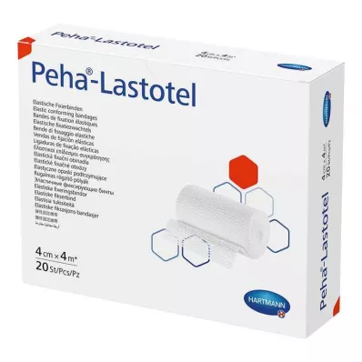 PEHA-LASTOTEL Fikseringsbandasje 4 cmx4 m, 20 stk PEHA-LASTOTEL Fikseringsbandasje 4 cmx4 m, 20 stk