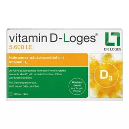 VITAMIN D-LOGES 5 600 IE ukentlig depot tyggetablett, 30 stk
