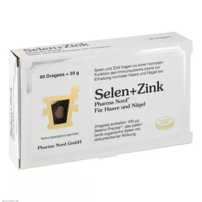 SELEN+ZINK Pharma Nord Dragerte tabletter, 90 stk SELEN+ZINK Pharma Nord Dragerte tabletter, 90 stk