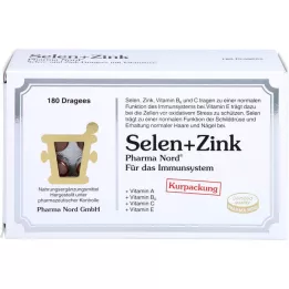 SELEN+ZINK Pharma Nord Dragerte tabletter, 180 stk