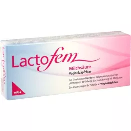 LACTOFEM Melkesyre vaginale stikkpiller, 7 stk