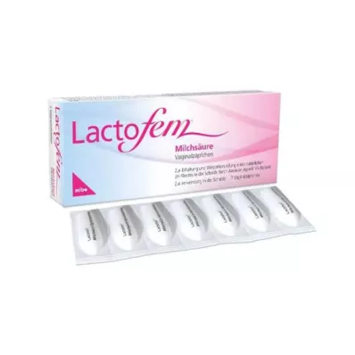 LACTOFEM Melkesyre vaginale stikkpiller, 7 stk LACTOFEM Melkesyre vaginale stikkpiller, 7 stk