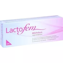 LACTOFEM Melkesyre vaginale stikkpiller, 14 stk