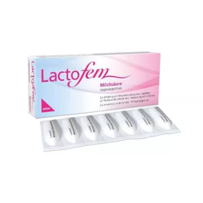 LACTOFEM Melkesyre vaginale stikkpiller, 14 stk