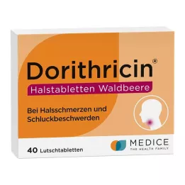 DORITHRICIN Sugetabletter med skogsbær, 40 stk