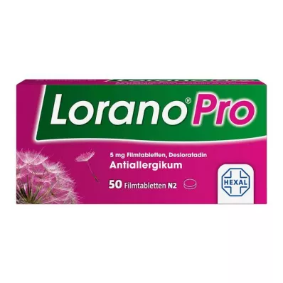 LORANOPRO 5 mg filmdrasjerte tabletter, 50 stk LORANOPRO 5 mg filmdrasjerte tabletter, 50 stk