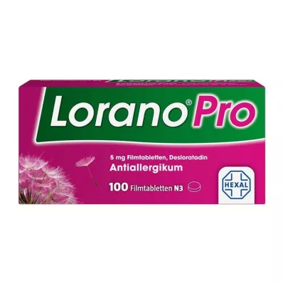 LORANOPRO 5 mg filmdrasjerte tabletter, 100 stk LORANOPRO 5 mg filmdrasjerte tabletter, 100 stk