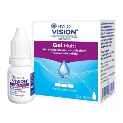 HYLO-VISION Gel multi øyedråper, 2X10 ml HYLO-VISION Gel multi øyedråper, 2X10 ml